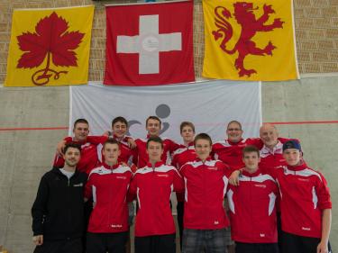 Die U19-Volleyballer von Smash 05