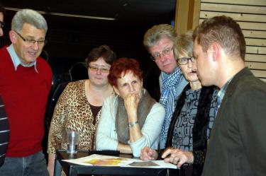 Die Präsentation der Kernzonen-Analyse in Gipf-Oberfrick stiess auf Interesse und lud ein zur Diskussion.