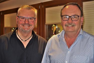 Gerhard Zumsteg (rechts) wird Nachfolger von Armin Eschbach, der sein Nachfolger war.