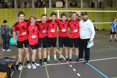 Die U17-Junioren von Smash 05 freuen sich über den Einzug ans «Final Four». Foto: zVg