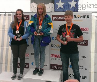 Jungschützin Jasmin Jacquat holte die Goldmedaille. Foto: zVg