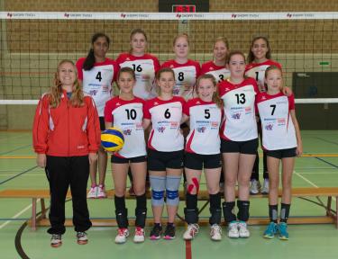 Das junge Team verlor zwar, dennoch ist Trainerin Deborah Leimgruber optimistisch für die weiteren Spiele. (Foto: zVg)