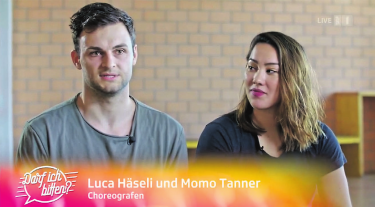 Luca Häseli von der Tanzschule «Dance Tower» in Gipf-Oberfrick trug zusammen mit Momo Tanner wesentlich zum Erfolg von Jan Oliver Bühlmann und Yulia Dreier bei. Foto: zVg