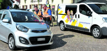 Die Polizei Oberes Fricktal sensibilisiert die Automobilisten auf die schwächsten Verkehrsteilnehmer: die Kinder. Foto: Susanne Hörth
