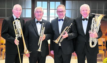 Dreimal Frischknecht, einmal Neuhaus, vier Blechbläser – Paolos Fricktal Brass.